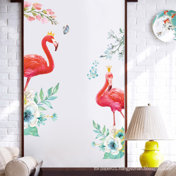 Wholesale Flamingo Colorful Interior Wall Sticker For Home Decor